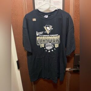 NWOT Stanley Cup Pittsburgh Penguins Champions Champions T-Shirt 2008 XL